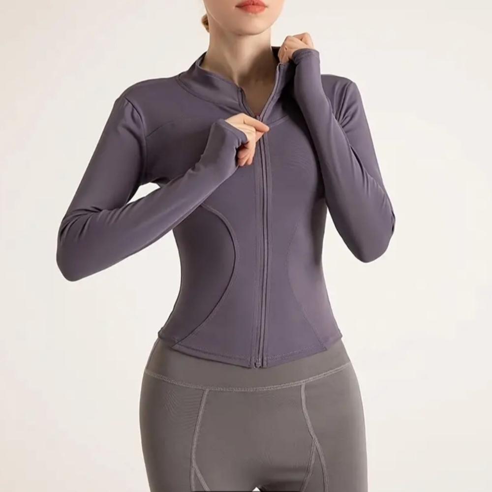 HP🔥🔥Sports Yoga workout Top/Jacket Full Zip Workout
